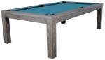 RASSON Masă de biliard / masă de dining, Rasson Penelope II, 8ft. argintiu, cu blat de masă inclusă Club Cloth electric blue (55.132.08.1.3)