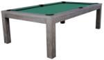 RASSON Masă de biliard / masă de dining, Rasson Penelope II, 7 ft, silver mist, cu blat de masă inclusă Simonis 860 yellow green (55.132.07.1.14)