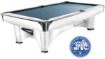 Dynamic Masa de biliard Dynamic III, Alb Lucios, Pool, 8 ft. Simonis 860 powder blue (55.100.08.3.9)