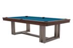 RASSON Masă de biliard / masă de dining, Rasson Trillium, 8 ft, nuc, Simonis 860 electric blue (55.140.08.1.13)