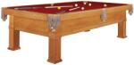 Dynamic Masa de biliard, pool, Bern, 8 ft. , maro vechi Simonis 760 burgundy (55.056.08.1.12)