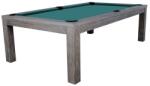RASSON Masă de biliard / masă de dining, Rasson Penelope II, 8ft. argintiu, cu blat de masă inclusă Simonis 760 blue green (55.132.08.1.5)