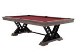 RASSON Masã de biliard, Pool, Rasson Vienna, 8 ft, Silver Mist Simonis 860 burgundy (55.141.08.1.22)