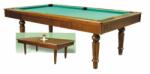 KM Biliard Masă de biliard/masă de dining London, dimensiuni 6-7-8-9 ft - Se realizează la comandă 7ft (62.146.1)