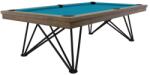 RASSON Masă de biliard / masă de dining, Dauphine, stejarțargintiu, 7 ft. Simonis 760 electric blue (55.130.07.1.6)