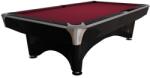 Dynamic Masă de biliard, Dynamic IV, negru lucios, 9 ft. Simonis 860 burgundy (55.200.09.5.17)