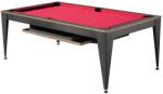 Dynamic Masă de biliard / masă de dining, Vancouver III, 7 ft. , negru/maro Burgundy (55.079.07.1)