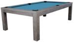 RASSON Masă de biliard / masă de dining, Rasson Penelope II, 7 ft, silver mist, cu blat de masă inclusă Simonis 760 tournament blue (55.132.07.1.11)