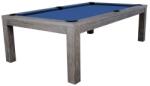 RASSON Masă de biliard / masă de dining, Rasson Penelope II, 7 ft, silver mist, cu blat de masă inclusă Club Cloth royal blue (55.132.07.1.2)