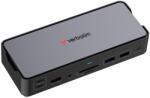 Verbatim Docking Station Verbatim Pro 32171, 15 Porturi, 80 W, HDMI, DisplayPort, USB-A/C, microSD/SD, Audio (Negru/Gri) (VERBATIM 32171)
