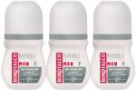 Borotalco - Deodorant Roll-on Borotalco Men Invisible, 50 ml 3 x 50 ml