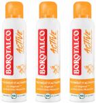 Borotalco - Deodorant spray Active Mandarine si Neroli, Borotalco 3 x 150 ml