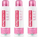 Borotalco - Deodorant spray Borotalco Soft, 150 ml Deo Spray 3 x 150 ml