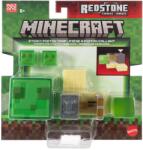 Mattel Set de joaca cu figurine, Minecraft, Redstone, Sticky Piston Trap, JKK01 Figurina