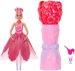 Mattel Papusa cu accesorii surpriza, Barbie, Petal Pop, Rosu, JMF59 Papusa Barbie