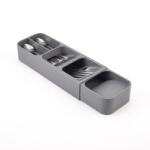 TYPEC Organizator sertar tacamuri, pvc, gri Tacam