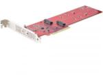 StarTech M. 2 NVMe to PCIe Adapter (DUAL-M2-PCIE-CARD-B) (DUAL-M2-PCIE-CARD-B) - aqua