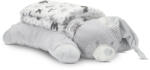 Lorelli Poffy Duo takaró 75x90 cm párnával 45x30 cm - White Grey Teddy Bear - kreativjatek