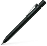 Faber-Castell Golyóstoll, 1 mm, XB, nyomógombos, metál fekete tolltest, FABER-CASTELL "Grip-2011", kék (COTFC144187)