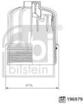 Febi Bilstein Capac, filtru combustibil FEBI BILSTEIN 196979 (196979)