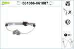 VALEO Mecanism actionare geam VALEO 861086 (861086)