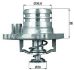 MAHLE Termostat, lichid racire MAHLE TI 13 92 (TI 13 92)