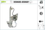 VALEO Mecanism actionare geam VALEO 850680 (850680)