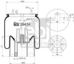 Febi Bilstein Burduf, suspensie pneumatica FEBI BILSTEIN 39434 (39434)