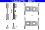 ATE Set accesorii, placute frana ATE 13.0460-0279.2 (13.0460-0279.2)