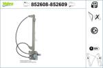 VALEO Mecanism actionare geam VALEO 852608 (852608)