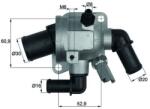 MAHLE Termostat, lichid racire MAHLE TI 173 88 (TI 173 88)