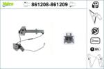 VALEO Mecanism actionare geam VALEO 861209 (861209)