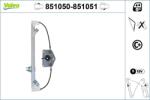 VALEO Mecanism actionare geam VALEO 851050 (851050)
