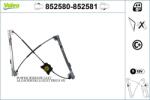 VALEO Mecanism actionare geam VALEO 852580 (852580) - fixbox
