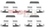 METZGER Set accesorii, placute frana METZGER 109-1766 (109-1766)