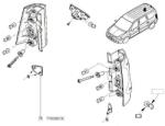 Original Renault Reflector ORIGINAL RENAULT 7700308720 (7700308720)