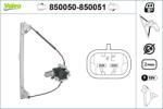 VALEO Mecanism actionare geam VALEO 850050 (850050)