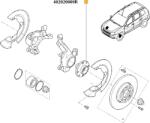 Original Renault Butuc roata ORIGINAL RENAULT 40 20 200 09R (40 20 200 09R)