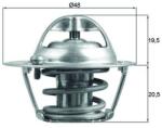 MAHLE Termostat, lichid racire MAHLE TX 204 82D (TX 204 82D)