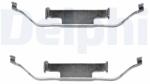 DELPHI Set accesorii, placute frana DELPHI LX0136 (LX0136)