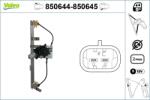 VALEO Mecanism actionare geam VALEO 850644 (850644)