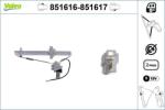VALEO Mecanism actionare geam VALEO 851616 (851616)