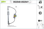 VALEO Mecanism actionare geam VALEO 852540 (852540)