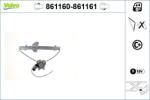 VALEO Mecanism actionare geam VALEO 861161 (861161)