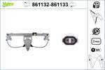 VALEO Mecanism actionare geam VALEO 861133 (861133)