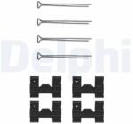 DELPHI Set accesorii, placute frana DELPHI LX0023 (LX0023)