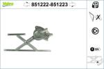 VALEO Mecanism actionare geam VALEO 851222 (851222)