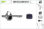 VALEO Mecanism actionare geam VALEO 851212 (851212)