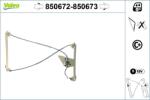 VALEO Mecanism actionare geam VALEO 850672 (850672) - fixbox