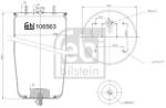 Febi Bilstein Burduf, suspensie pneumatica FEBI BILSTEIN 106563 (106563)